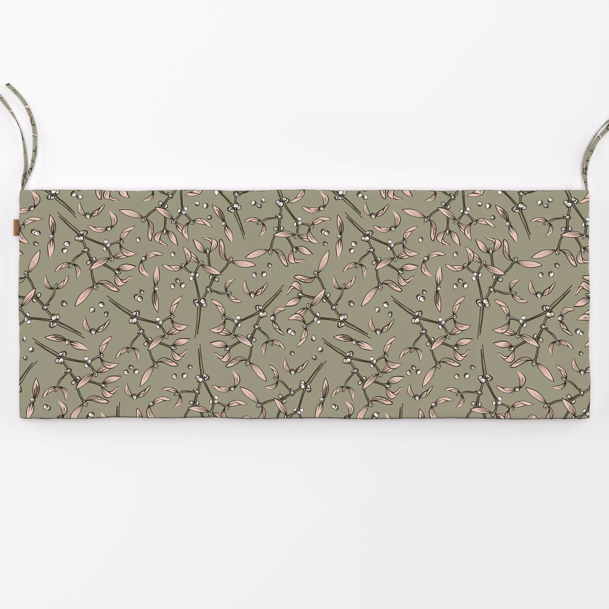 Bankauflage Mistelzweige - Weihnachten, Pflanzen & Botanik - von „moDeern Design Studio"; Weihnachten, mistel, Mistelzweig, ...
