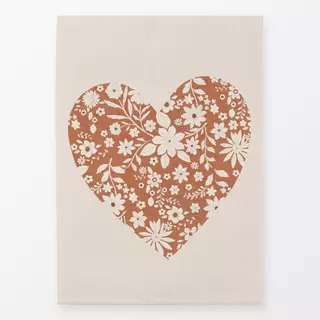 Geschirrtuch Boho Floral Heart I