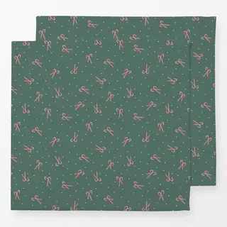 Servietten Xmas - Zuckerstange grün