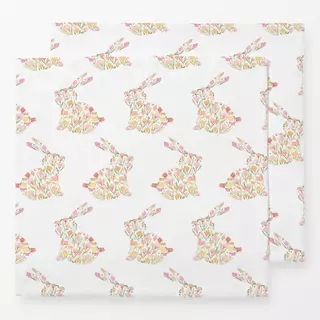 Servietten Hase floral pastell