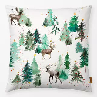 Kissen Reindeers Christmas Trees