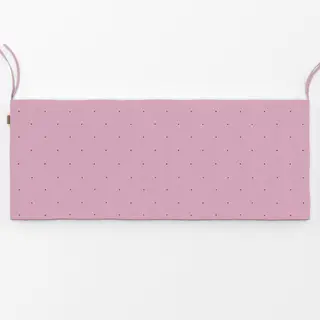Bankauflage Mini Dots Rosa Rot