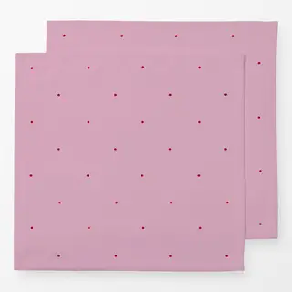 Servietten Mini Dots Rosa Rot