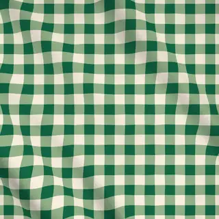 Meterware Karomuster dunkelgrün