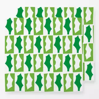 Servietten Mistletoe Leaf green