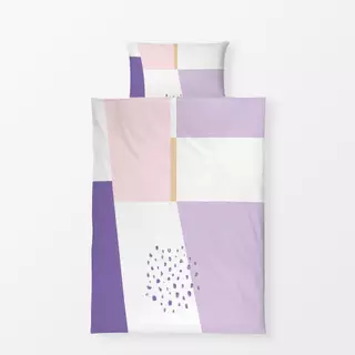 Bettwäsche Colour Block lilac