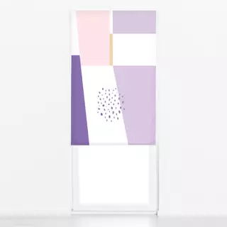 Raffrollo Colour Block lilac