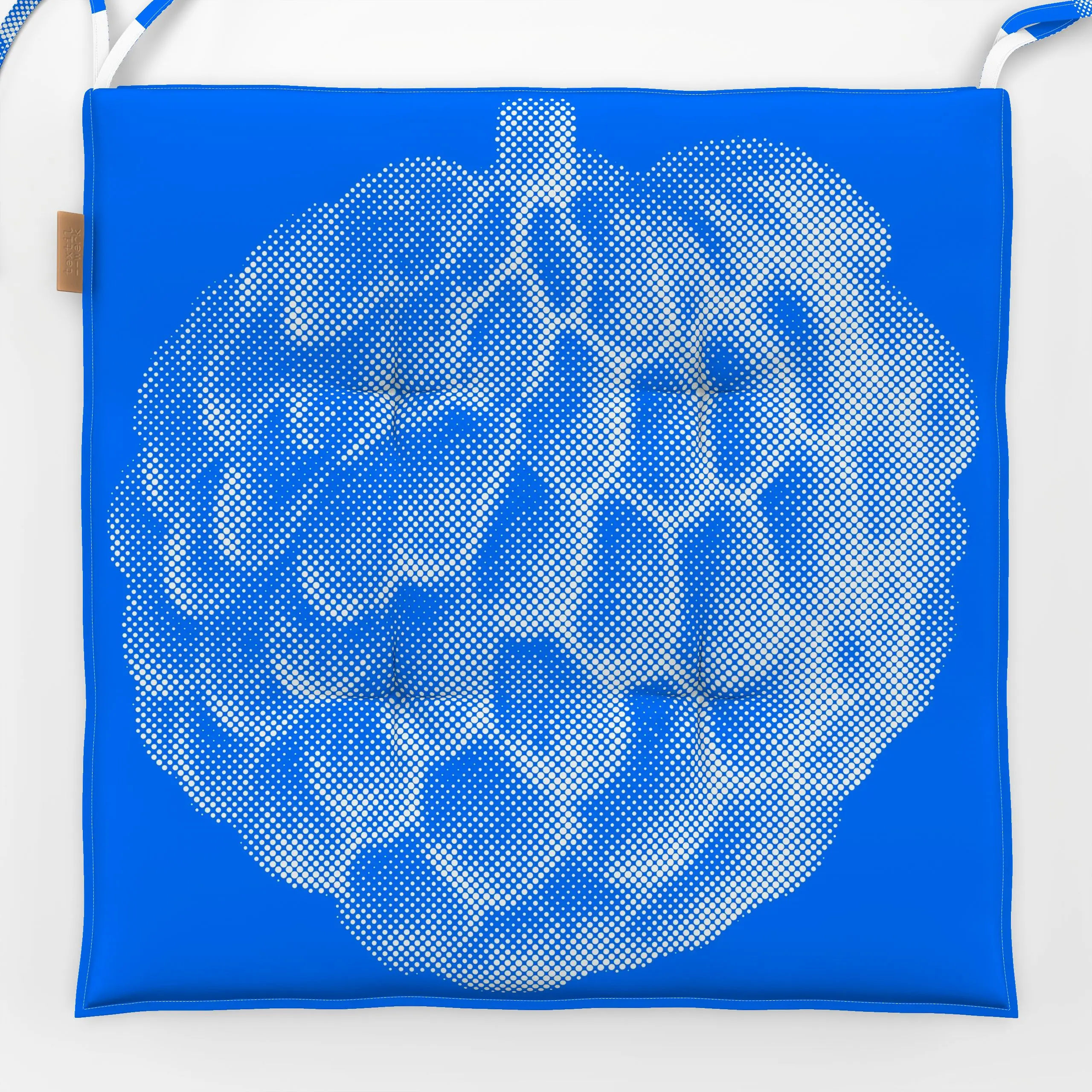 Sitzkissen Punktierter Zimtapfel - Küche, Essen & Trinken, Retro & Vintage, Früchte - von „Studio Daniel Gremme"; Frucht, Pu...