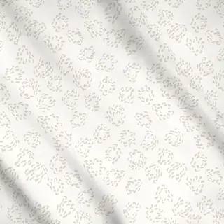 Meterware Kreise mit Textur weiß