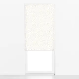 Raffrollo Kreise mit Textur weiß