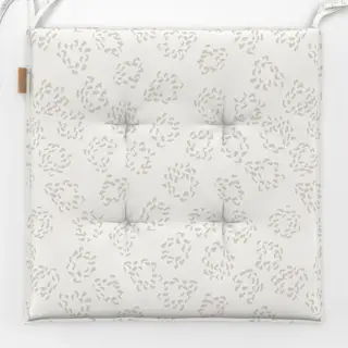 Sitzkissen Kreise mit Textur weiß