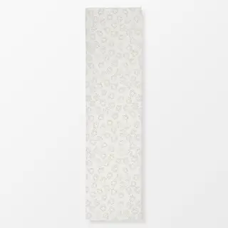 Tischläufer Kreise mit Textur weiß