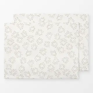Tischset Kreise mit Textur weiß
