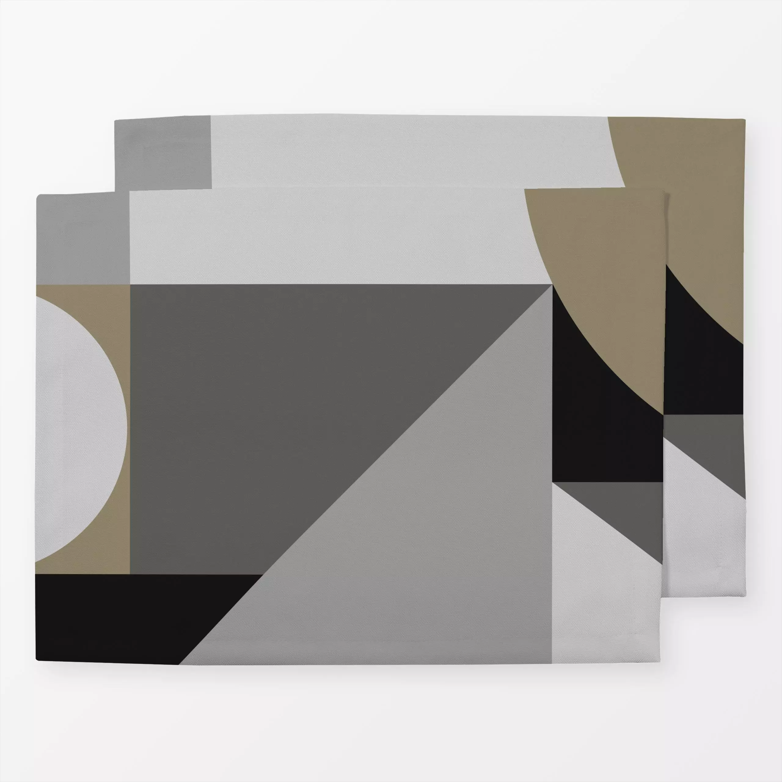 Tischset Play of Shapes 3 - Symbole & Muster - von „Mareike Böhmer"; Muster, minimal, abstrakt, Geometrisch, modern, Kreise,...