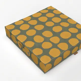 Bodenkissen Happy Dots Gelb