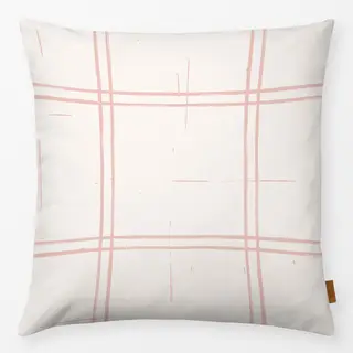 Kissen Cottagecore Check Cream