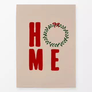 Geschirrtücher Home Mit Kranz Rot Beige