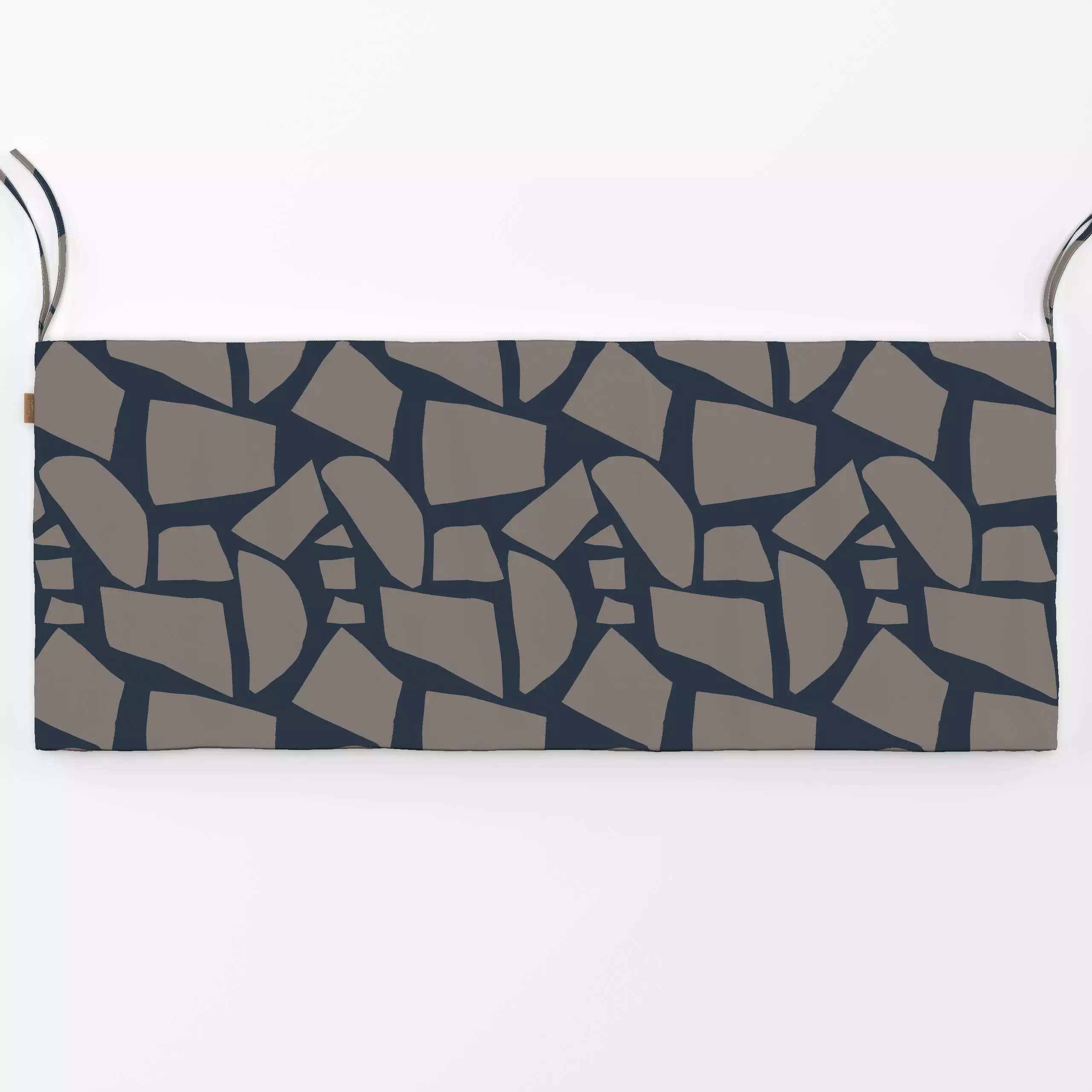 Bankauflage Mosaik midnight - Herbst, Symbole & Muster - von „Julia Schumacher"; Kreise, formen, quadrate, Scherenschnitt, D...
