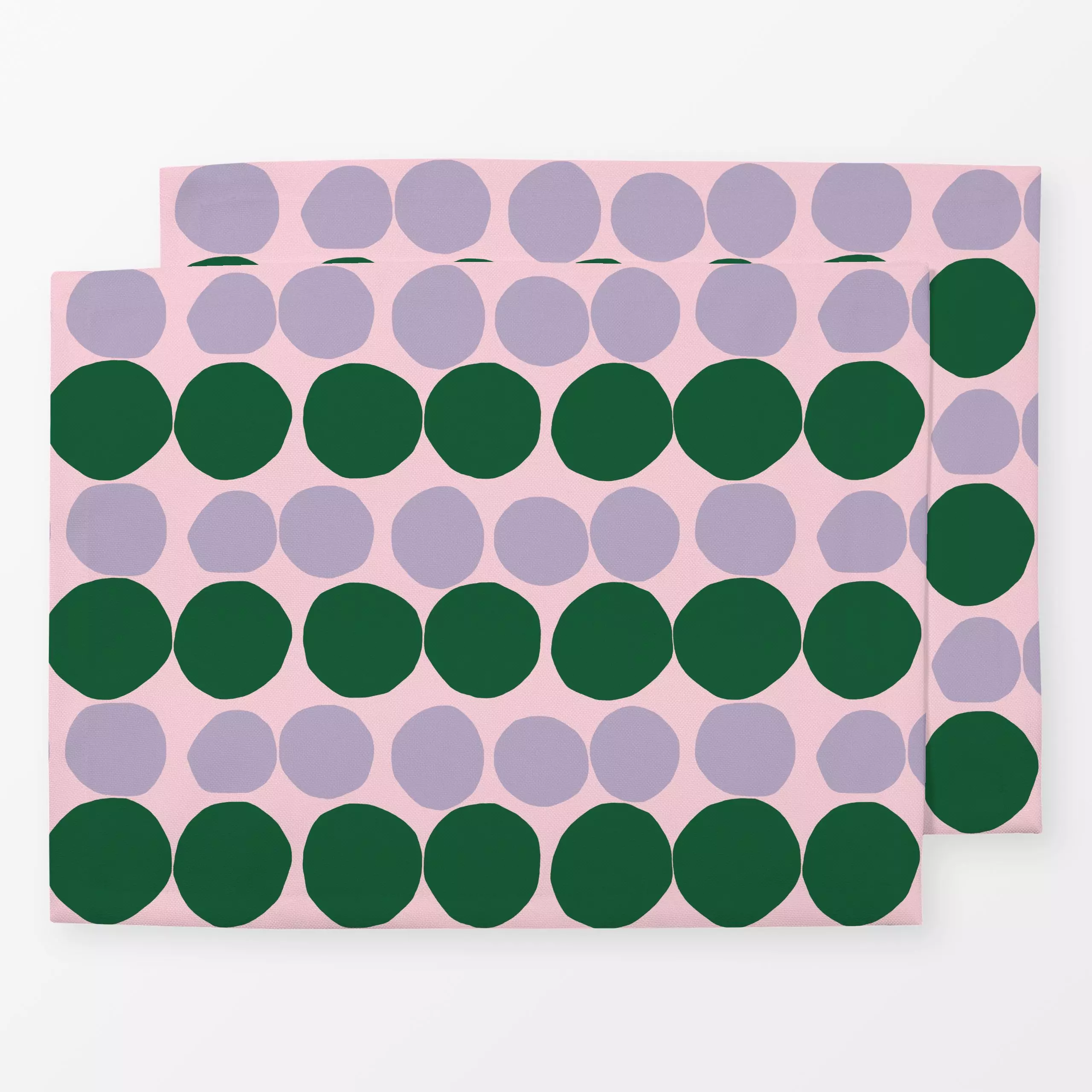 Tischset Stones green lilac - Kinderzimmer & Motive für Kinder, Sommer, Symbole & Muster - von „Iris Knabenschuh Textildesig...