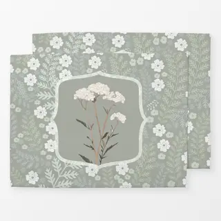 Tischset Wildblumen Midsommar Salbei
