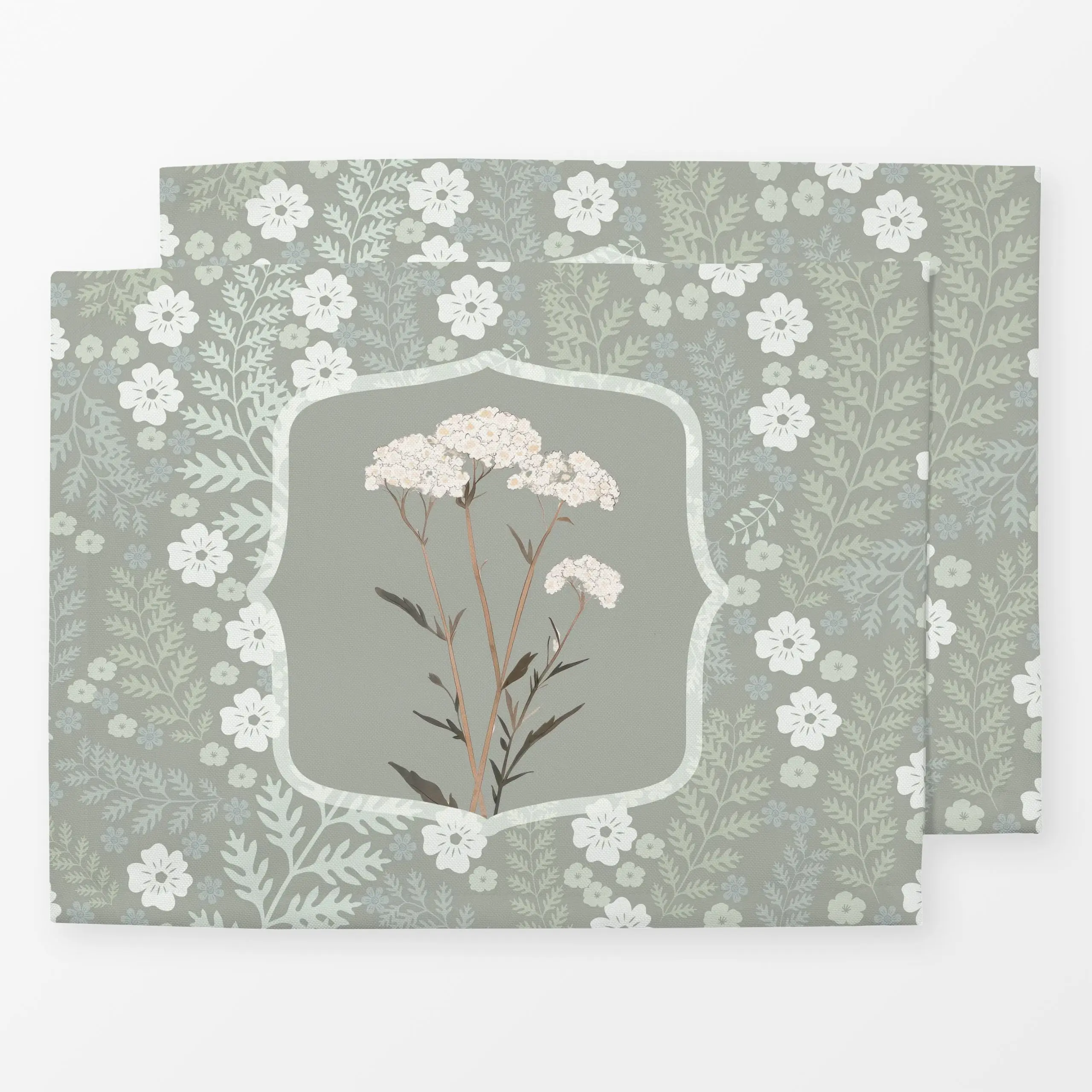 Tischset Wildblumen Midsommar Salbei - Blumen & Florales, Symbole & Muster, Pflanzen & Botanik - von „Monika Strigel"; Somme...