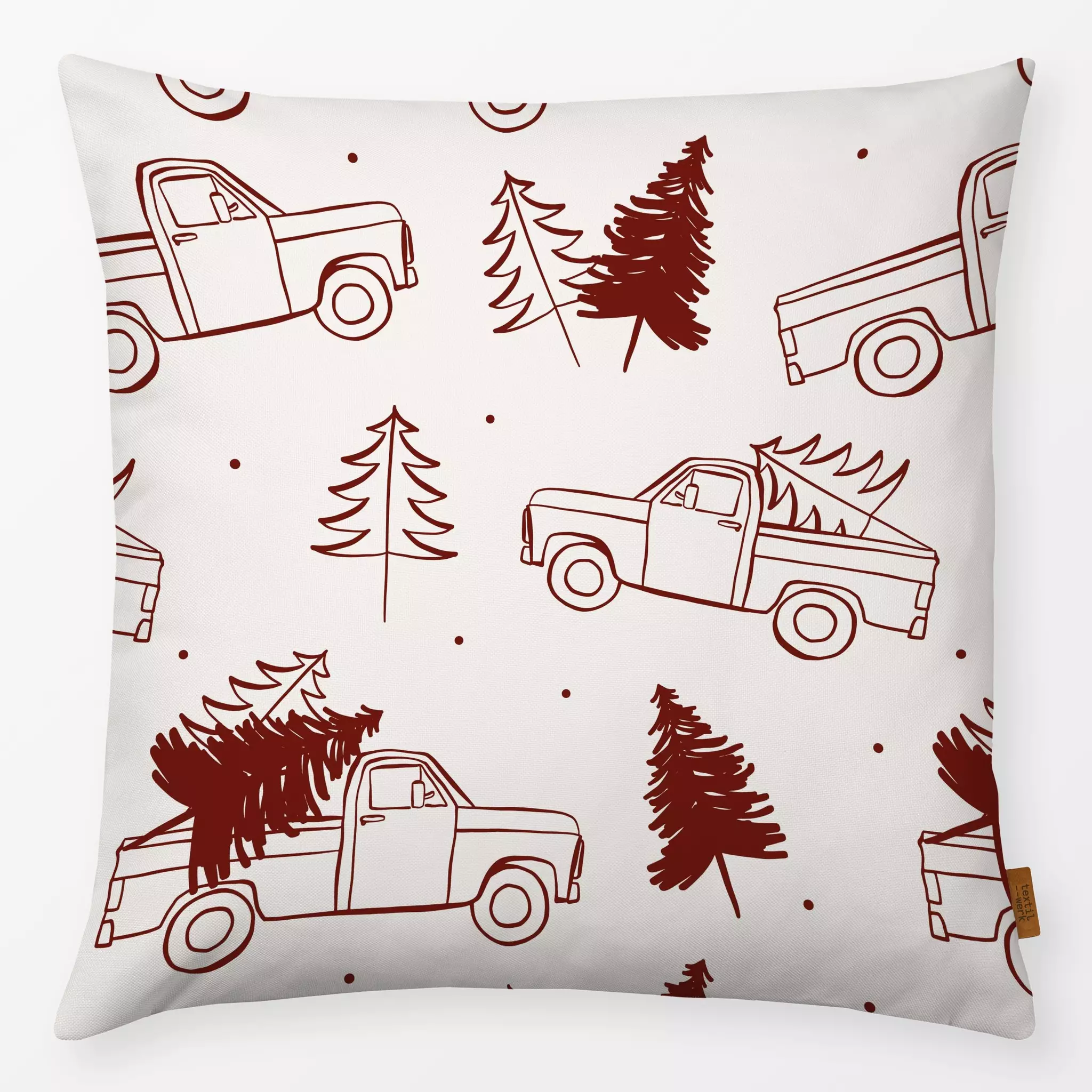 Kissen Kissen Allover Pick up Red