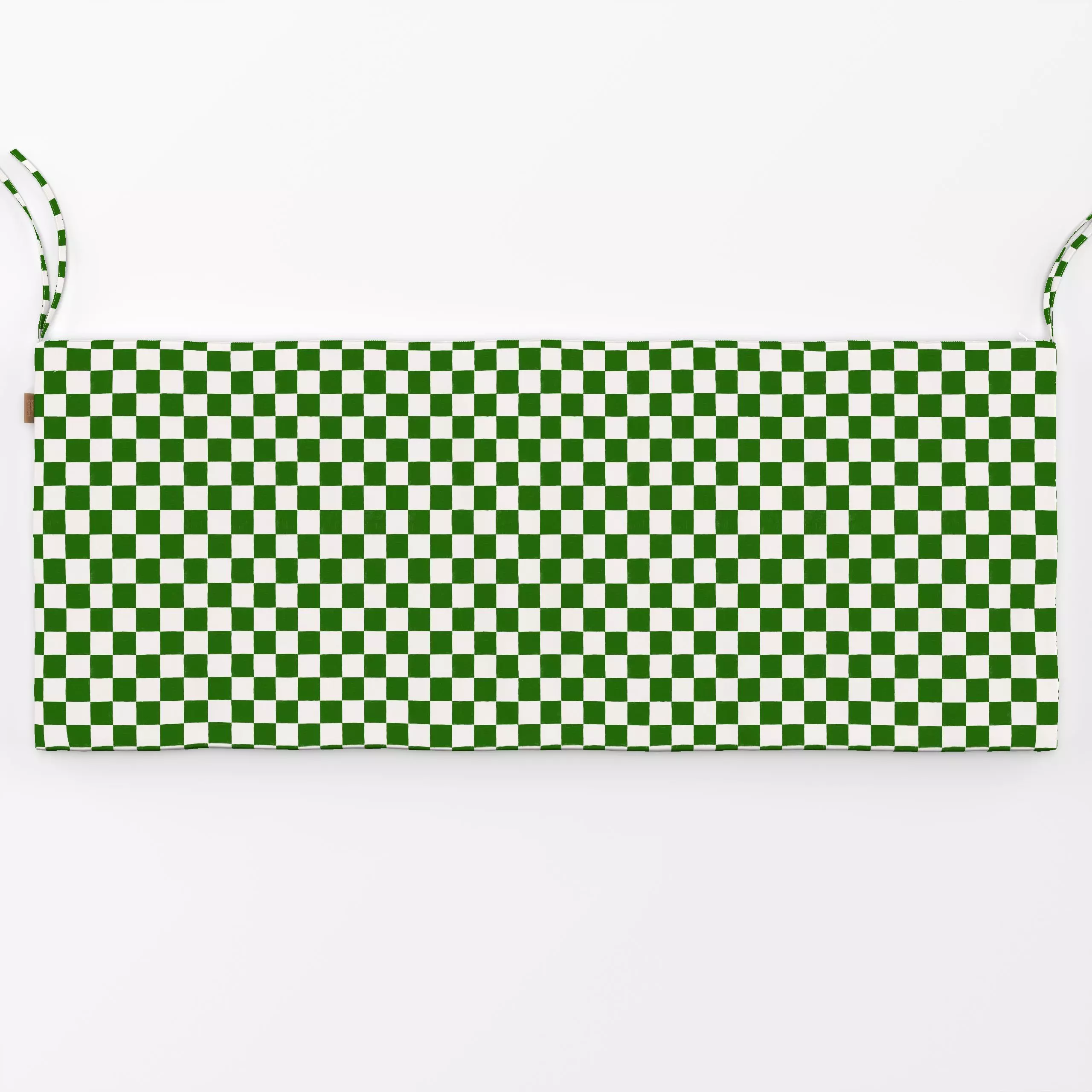 Bankauflage Karo Grün - Symbole & Muster - von „Sophie Augustin Illustration"; Muster, modern, Karo, klassisch, kariert, gru...