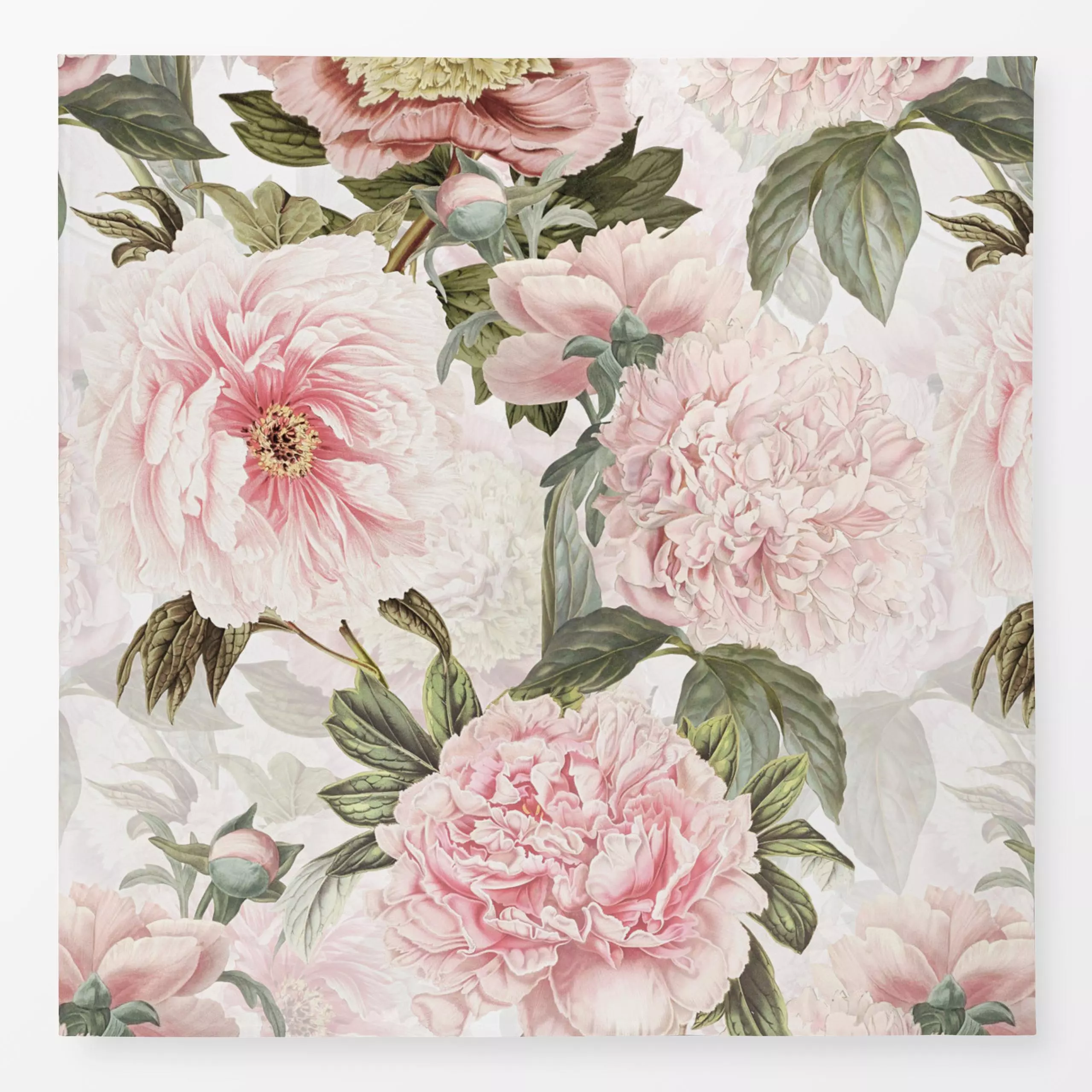 Tischdecke Luxuriöse Antique Pfingstrosen, Blumen, Sommer, von Uta Naumann