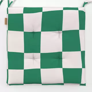 Sitzkissen Crazy Chessboard Green