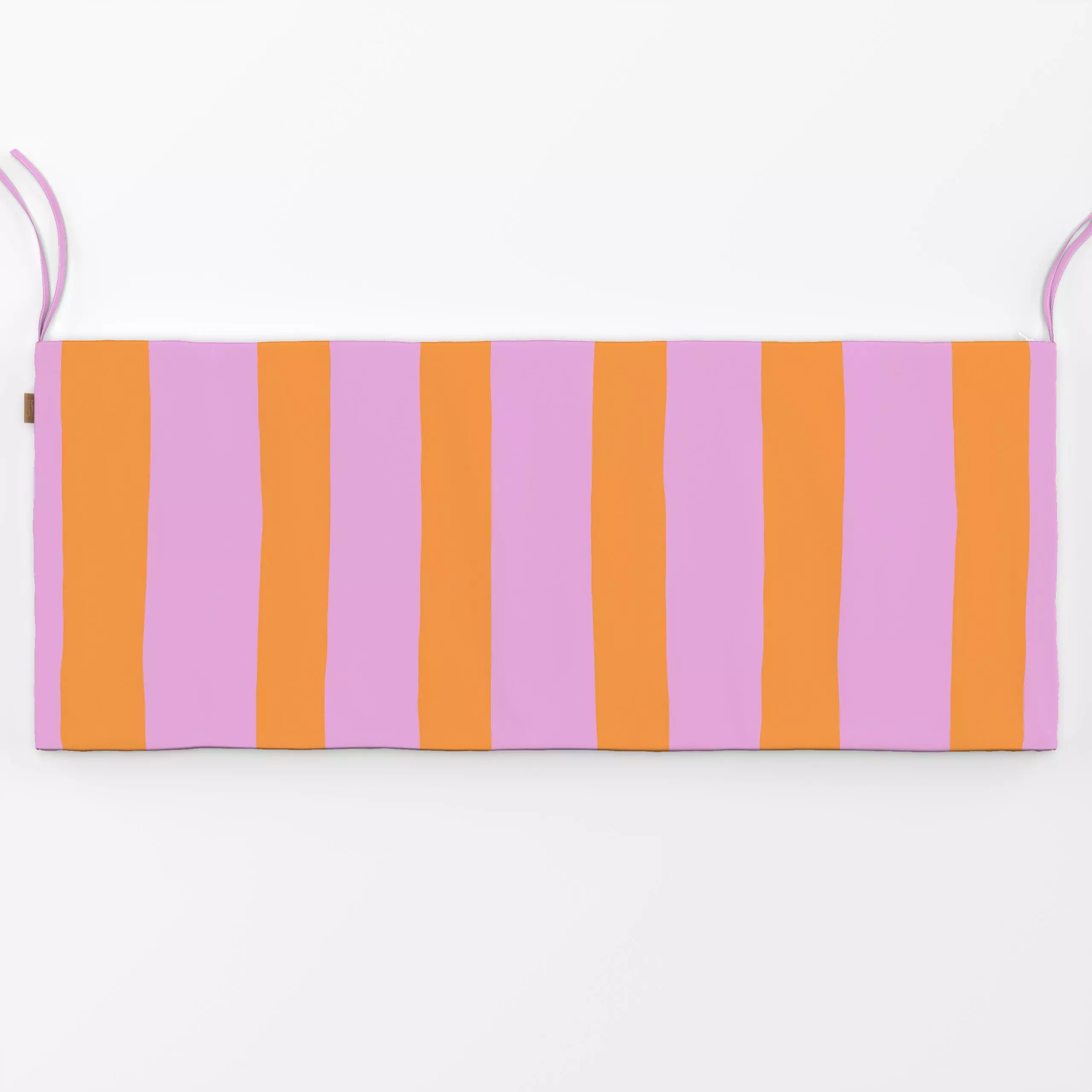 Bankauflage Markise rosa orange - Sommer, Symbole & Muster - von „Julia Schumacher"; Streifen, pink, Beach, fun, colorful, g...