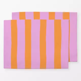 Tischset Markise rosa orange