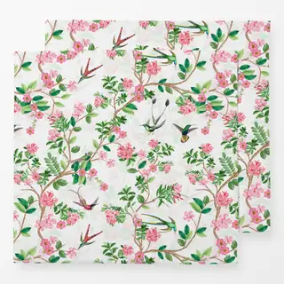 Servietten Exotischer Chinoiserie Garten