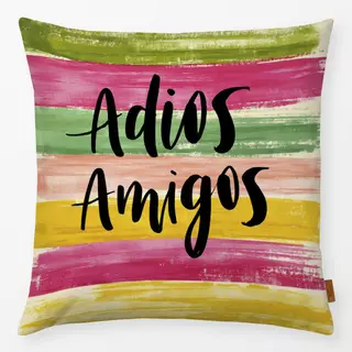 Kissen Adios Amigos - Typografie