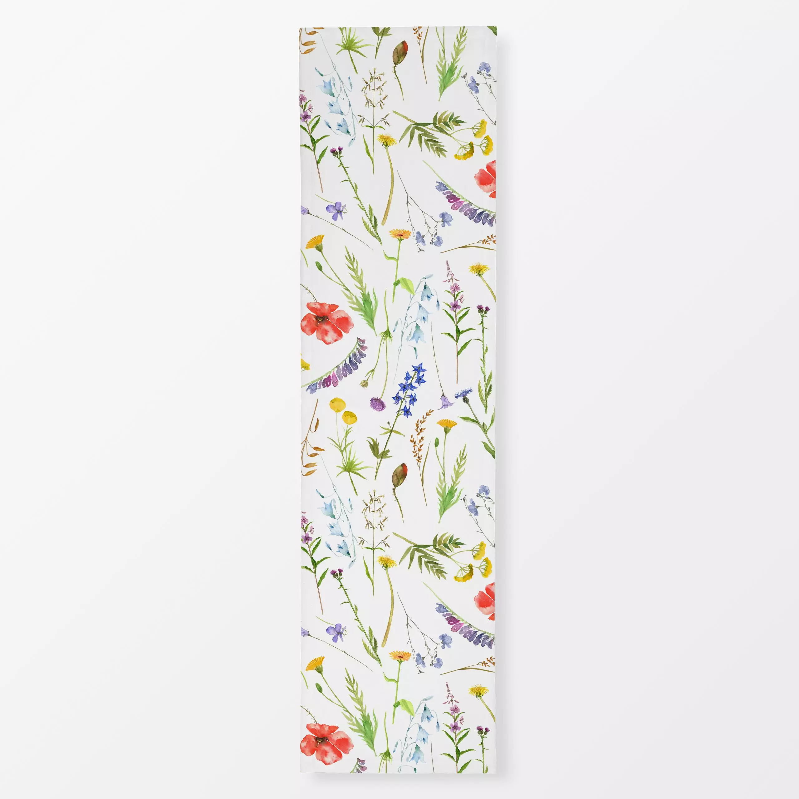 Tischläufer Endlich Sommer - Blumen & Florales, Sommer - von „Uta Naumann"; boho, Muster, Natur, skandinavisch, Blumen, Gart...