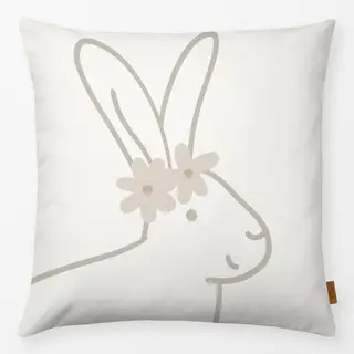 Kissen Freundlicher Hase 1
