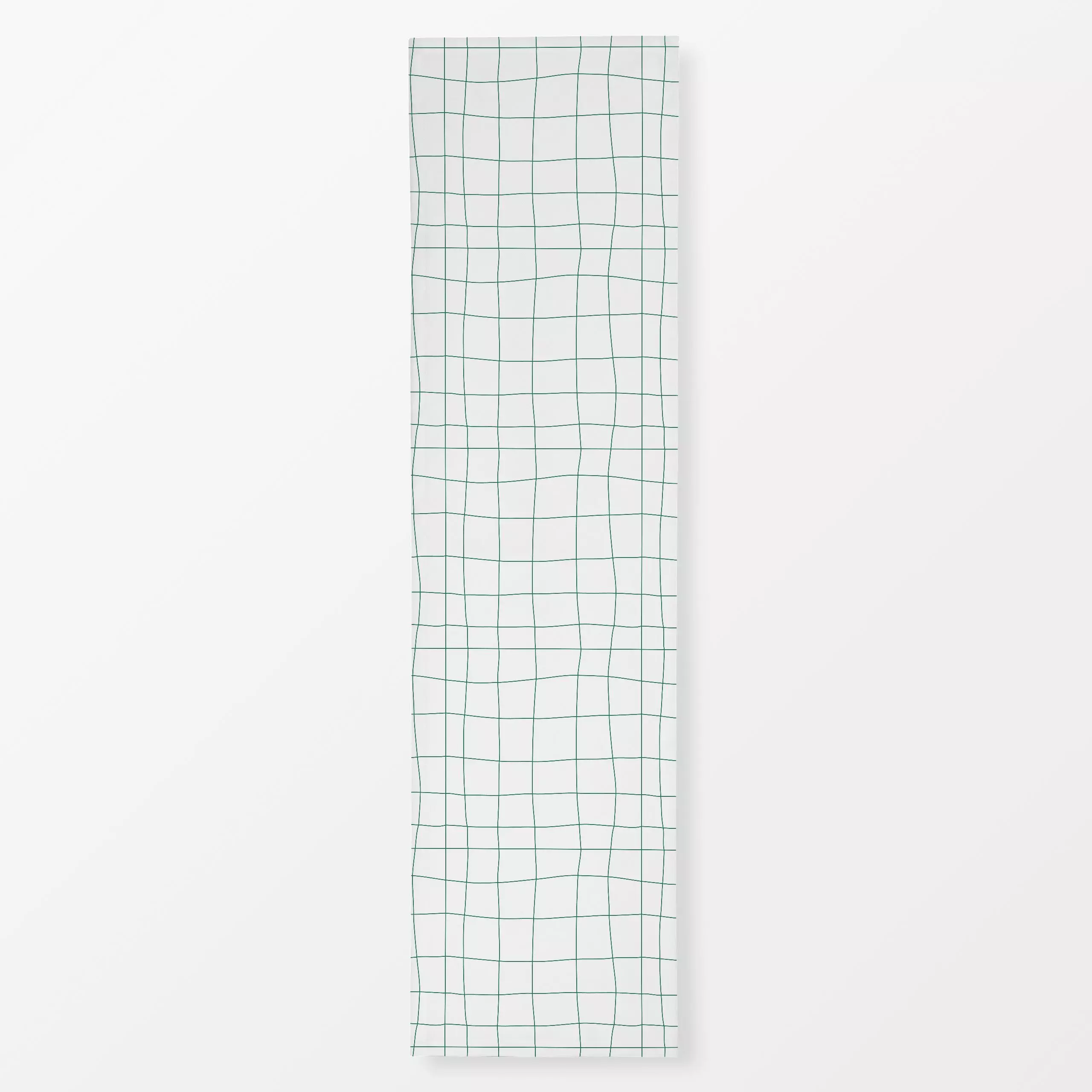 Tischläufer Kariert Locker Grün - Symbole & Muster - von „Jana Moßmann"; Weihnachtsdeko, kariert, kleinkariert, liniert, Tis...