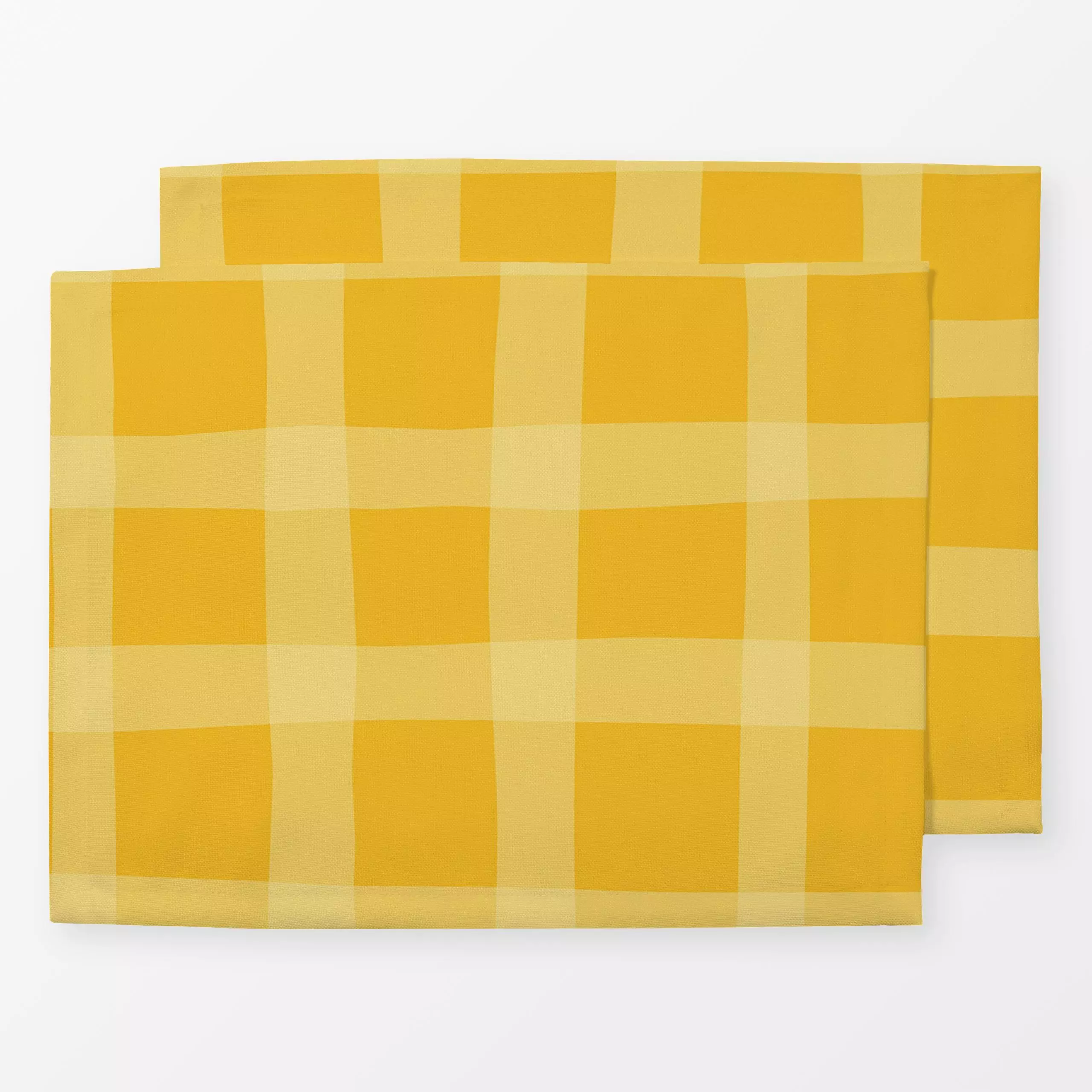 Tischset Sommer Sonnen Karo - Sommer, Symbole & Muster - von „Uta Naumann"; boho, Muster, Sonnenaufgang, Karo, kariert, Bohe...