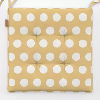 Sitzkissen Summer Polka Dots Gelb