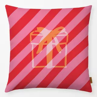 Kissen Stripes Gift Rosa Pink