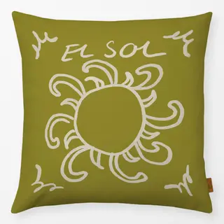 Kissen El Sol Chartreuse