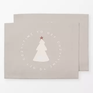 Tischset Time to get cozy Papercut