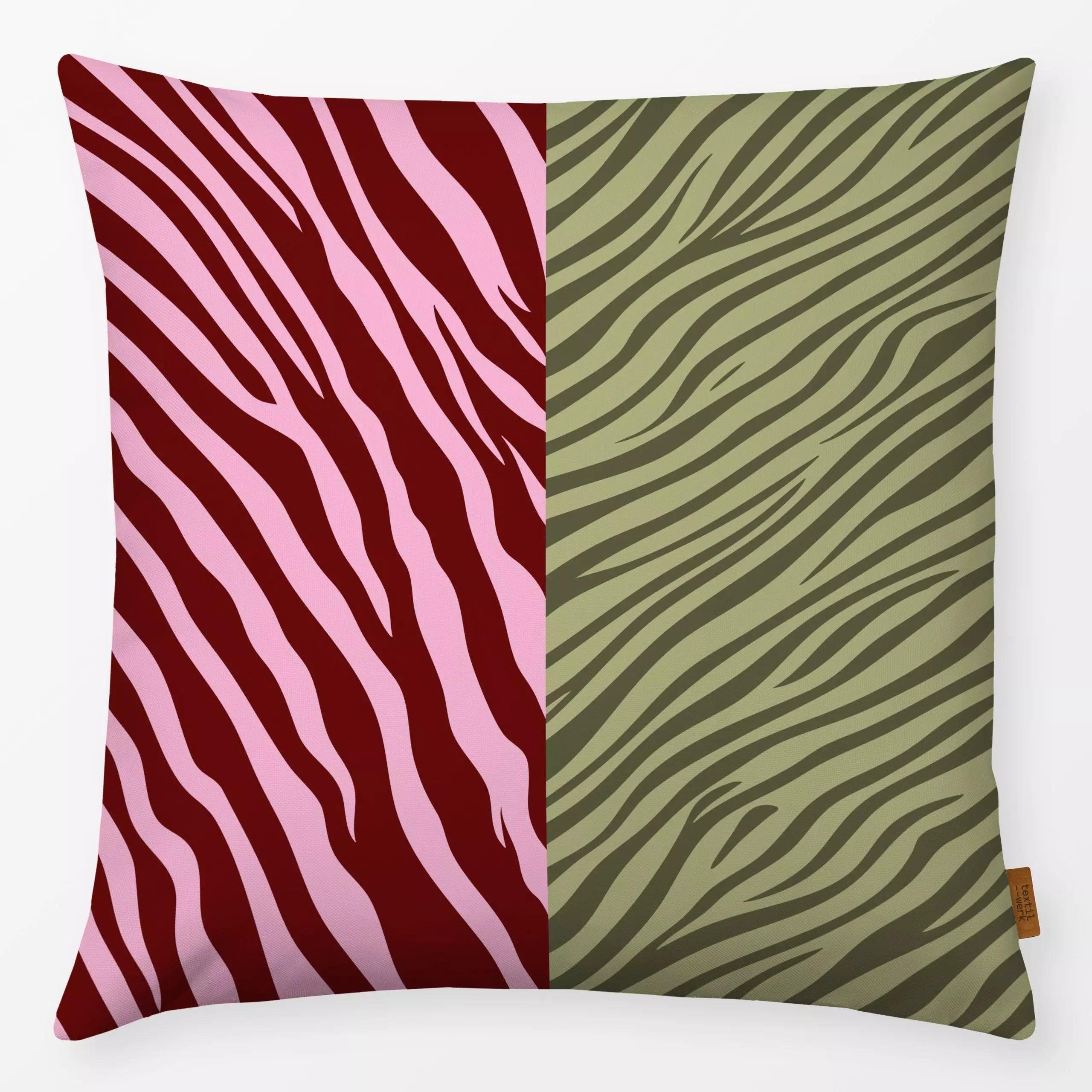 Kissen SAFARI Animal Zebra 1 - Frühling, Sommer, Tiere - von „Primus Pattern"; Zebra, wildlife, animal, Zebrastreifen