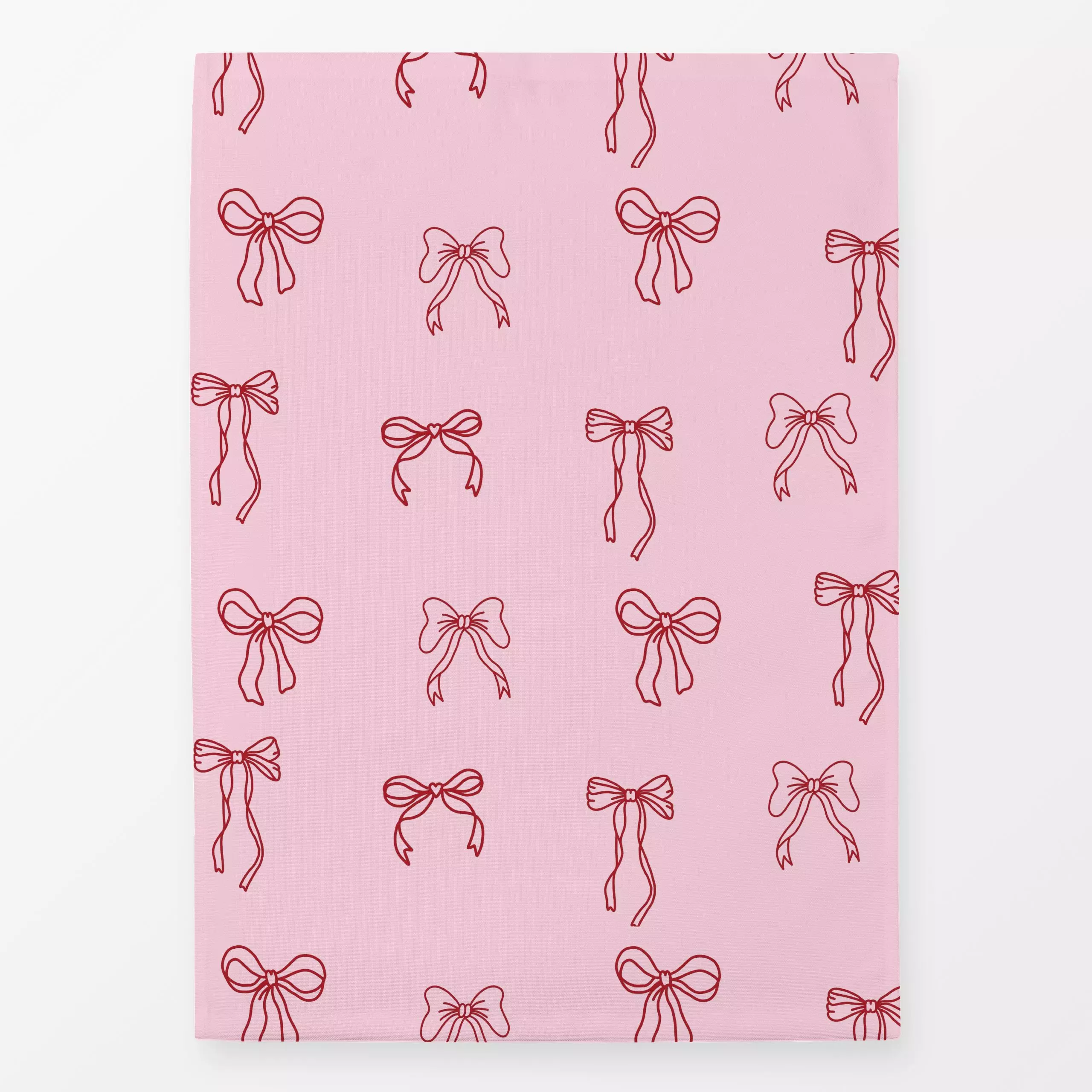 Geschirrtücher Schleifen Rosa - Frühling, Liebe, Romantik & Pride, Anlässe - von „textilwerk"; Illustration, trend, geschenk...