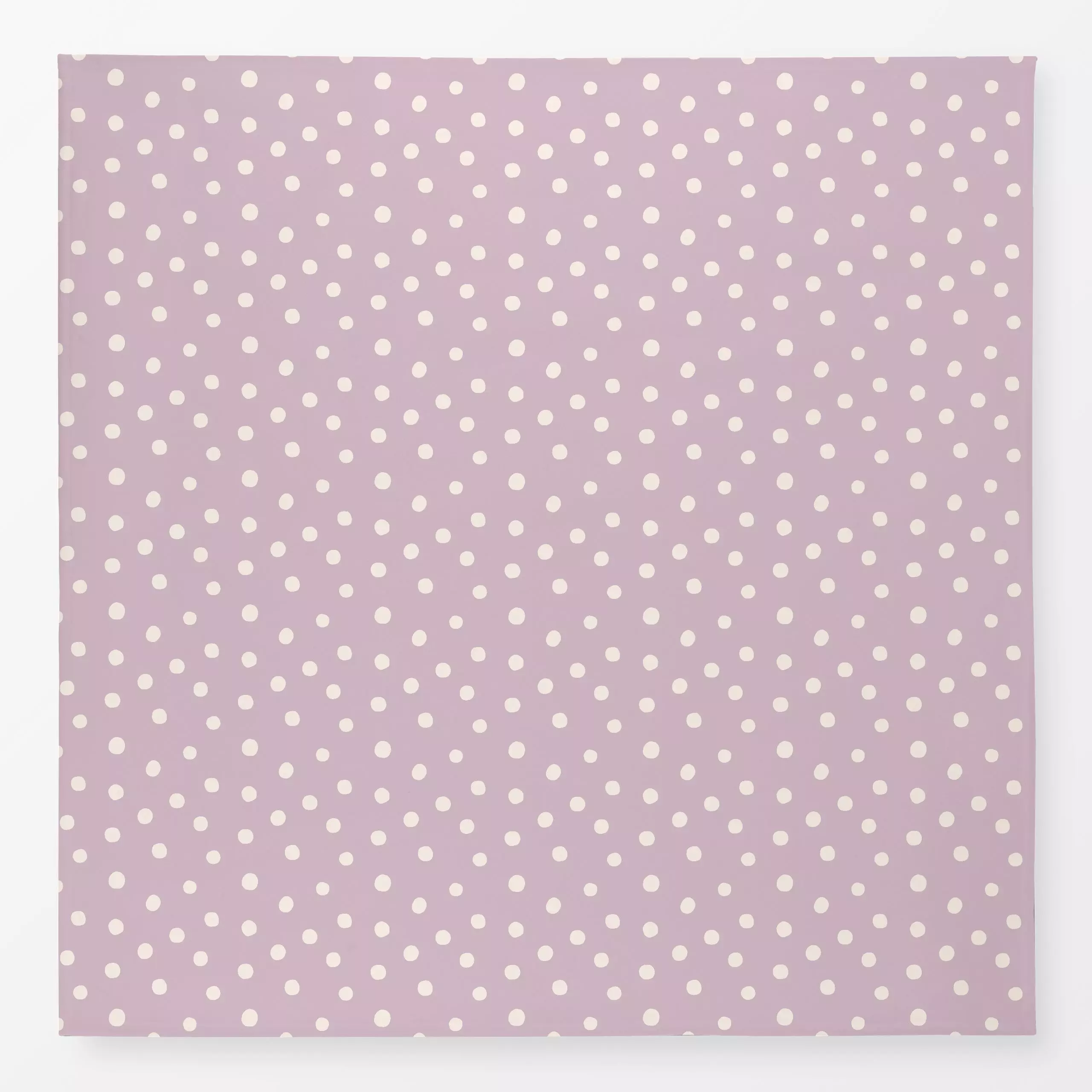 Tischdecke Punkte Lila Weiß - Symbole & Muster - von „Maren Gross "; Schneeflocken, Winter, Schnee, klassisch, winterdeko, z...