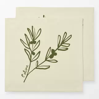 Servietten Olive Green