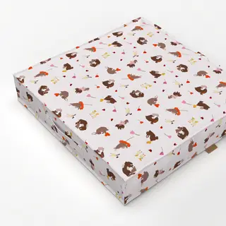 Bodenkissen Osterhasen Beige