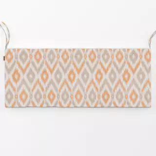 Bankauflage Diamonds Ikat Beige Orange