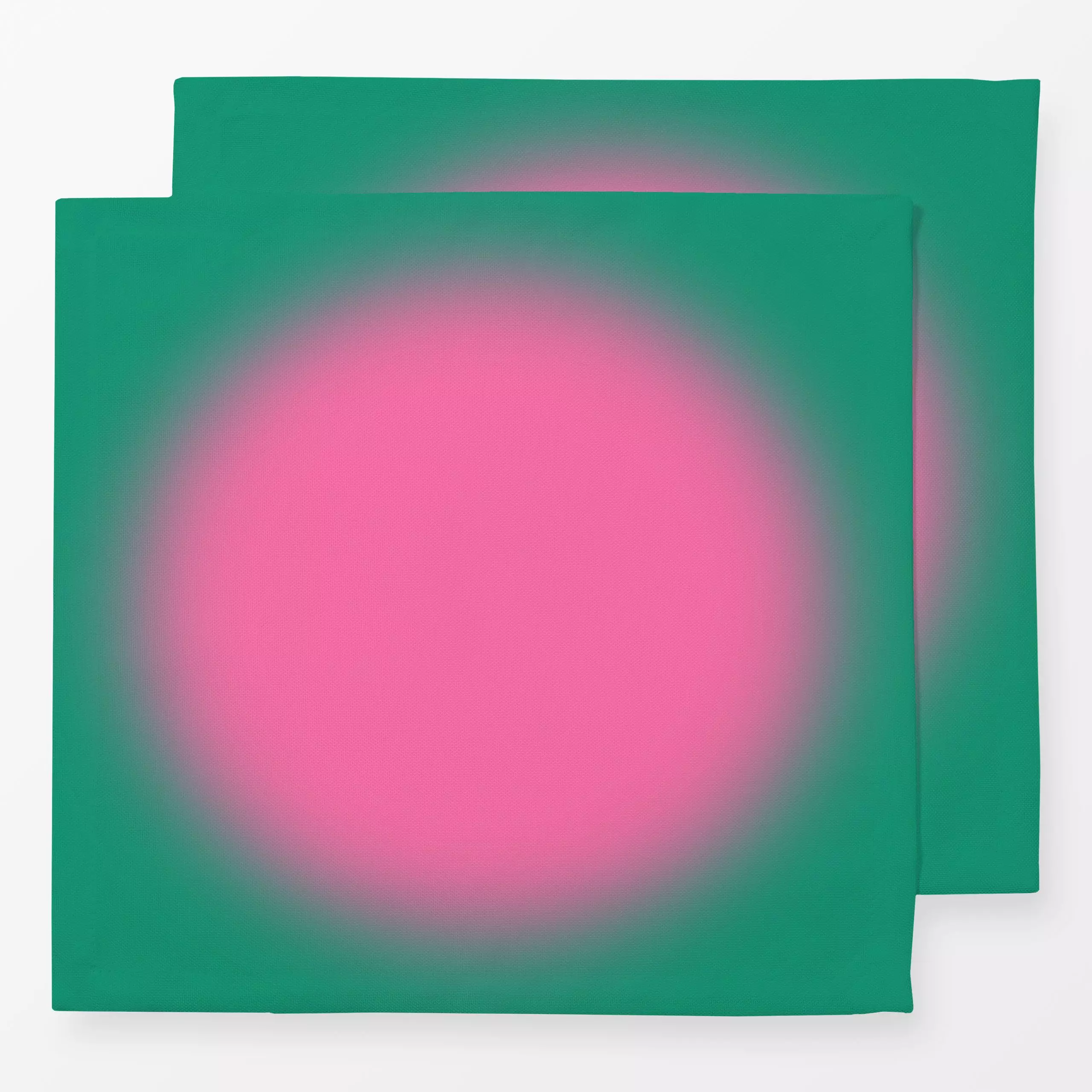 Servietten Gradient Pink Green - Sommer, Symbole & Muster, Astronomie & Weltraum - von „textilwerk"; Illustration, Sommer, t...