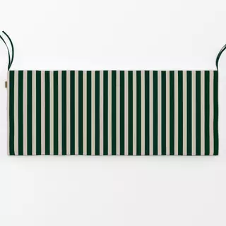 Bankauflage Bold Stripes pine green