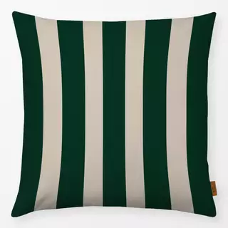 Kissen Bold Stripes pine green